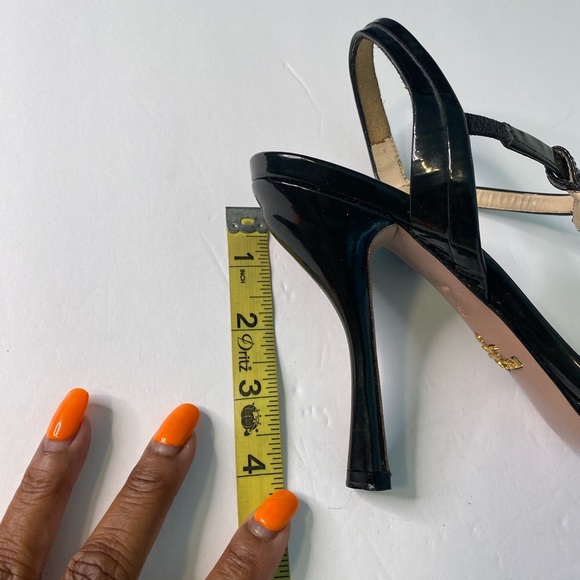 PRADA Embellished T-Strap Heels size 7.5 - Picture 9 of 14